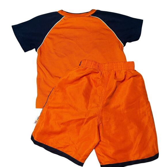 Vintage Disney Kids Hawaiian Volcano Island graphic T-Shirt and short set 3-4T - Picture 2 of 8